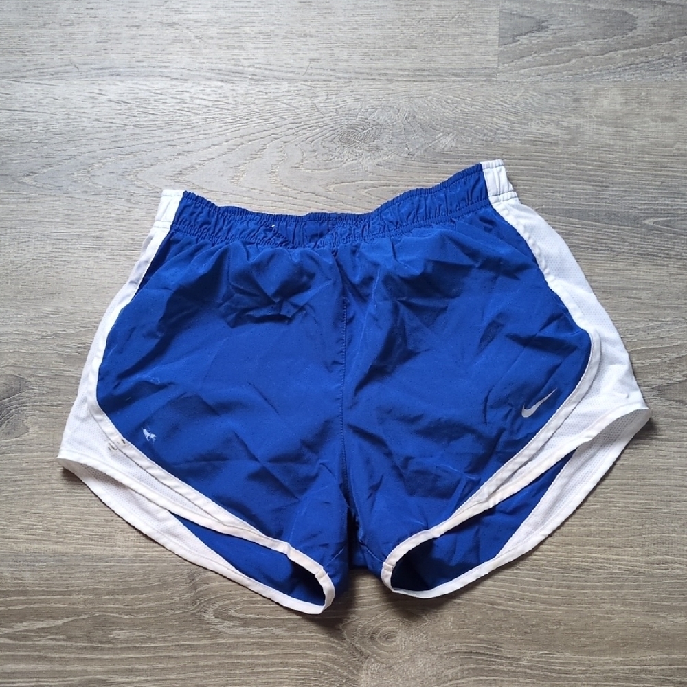 Nike Blue And White Running Shorts Size Smalll - Picture 1 of 7